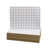 Reversible Graph / Grid Lap Board Whiteboard, 9" x 12"