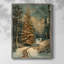 «Christmas Holiday Art DCxxxvii», reproduction d'art encadrée - bois massif-34077039