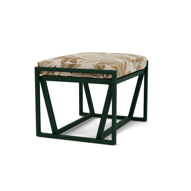 Summit Outdoor Ottoman, Woodland, Botanic Willow