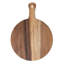 Round Suar Wood Cutting Board with Handle-86649355-86649354