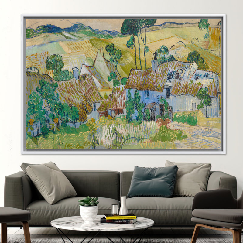 Print on Canvas, 25 cm H x 35 cm W, White Floater Framed