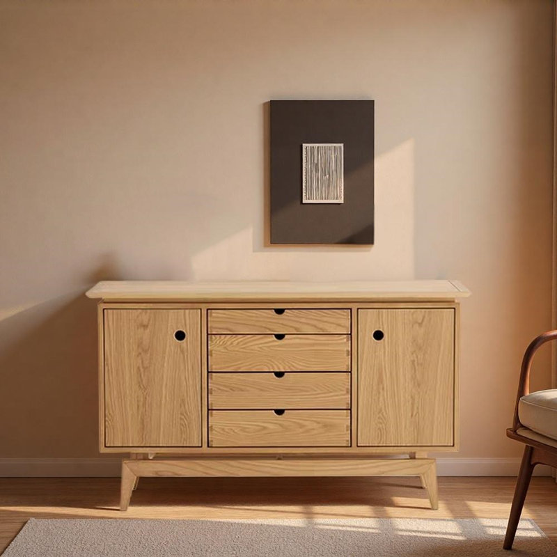 Buffet de restaurant rétro, H 29,53 po x l 51,18 po x P 18,9 po