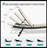 Patio Chaise Lounge Set Of 2, Durable Outdoor Lounge Chairs, Aluminum PVC-coated polyester Pool Loungers With Adjustable Reclining Back For Beach, Poolside & Lawn Sunbathing