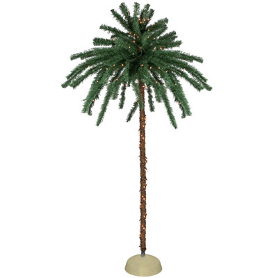 Lighted Tropical Christmas Tree