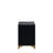 Kramer 24D8EB2388794E90AE0A2E8FD3B3DB86 NIGHTSTAND , Black/Gold
