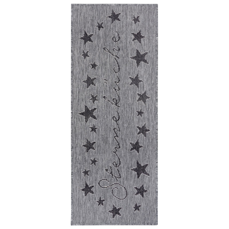 Machine Woven Grey Indoor Rug