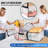 Moving Bags with Adjustable Backpack Straps, Heavy Duty Storage Totes for College Packing, 4 Pack, (Clear)