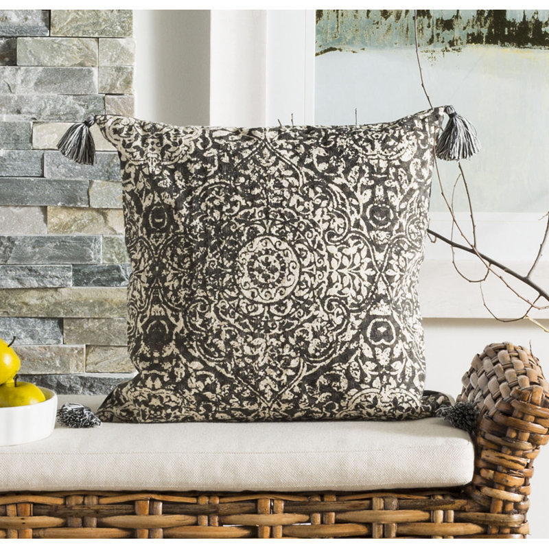 Sidonia Tassels Cotton Throw Pillow