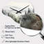 Horloge murale pin en métal Misty Mountain II-106026206