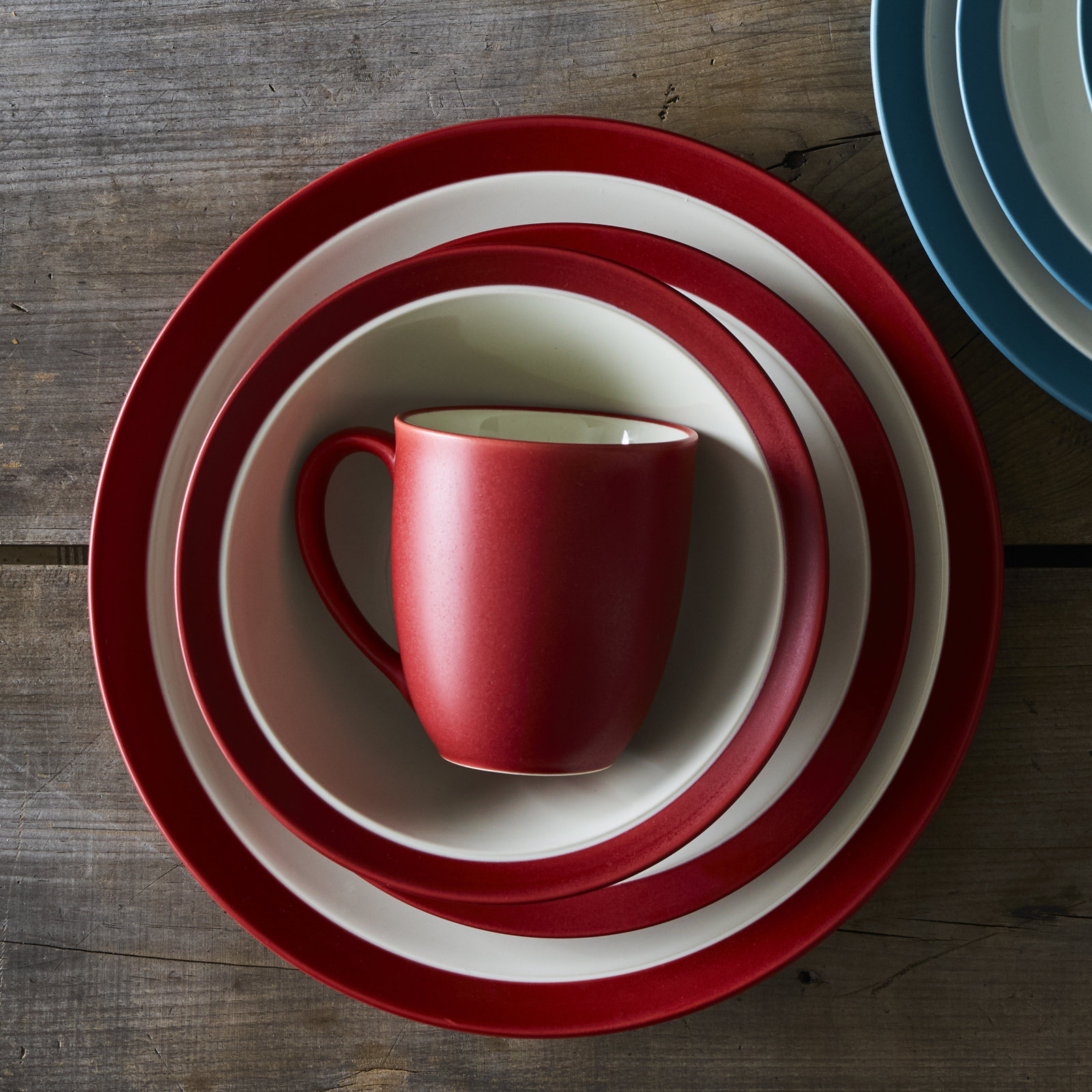 Colorwave 11" Dinner Plate, Raspberry