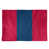 Rouge / milieu bleu marine