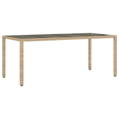 Tonbridge Rectangular Outdoor Dining Table , 190cm cm W 90cm cm D