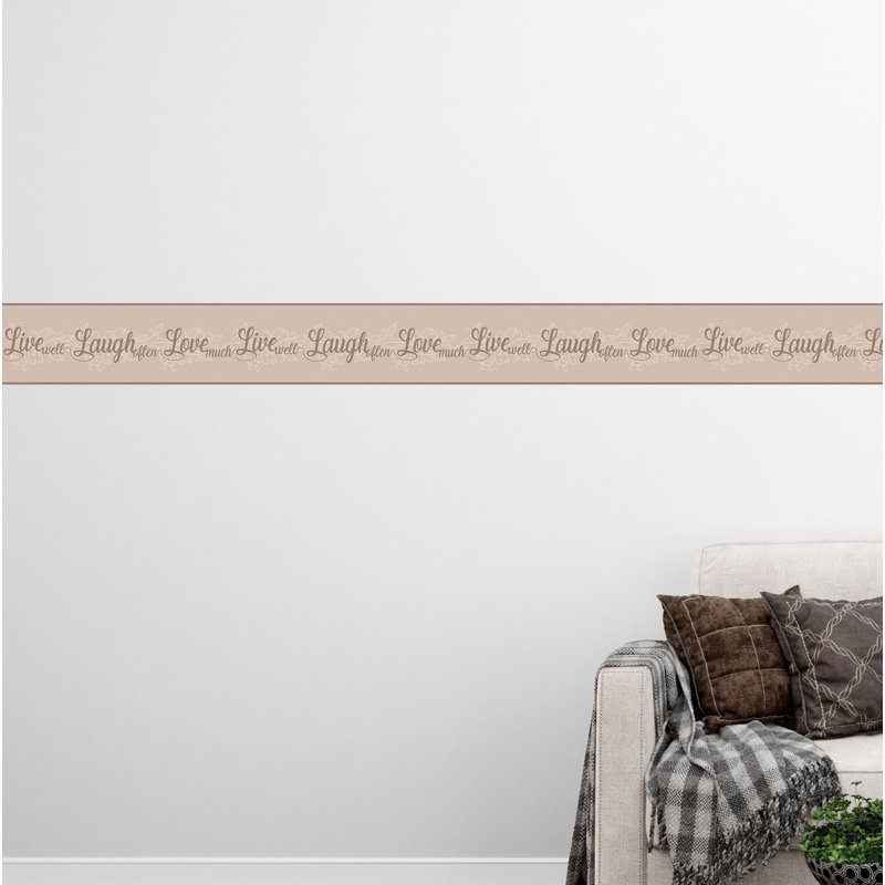 Bordure de papier peint autocollant Jendri X 7 po, auto-adhésif