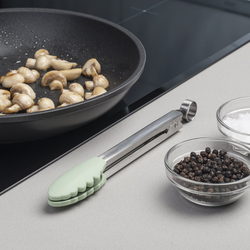 Zeal Kitchen Tong, 20.5cm L x 5.5cm W x 2.7cm D, Sage Green