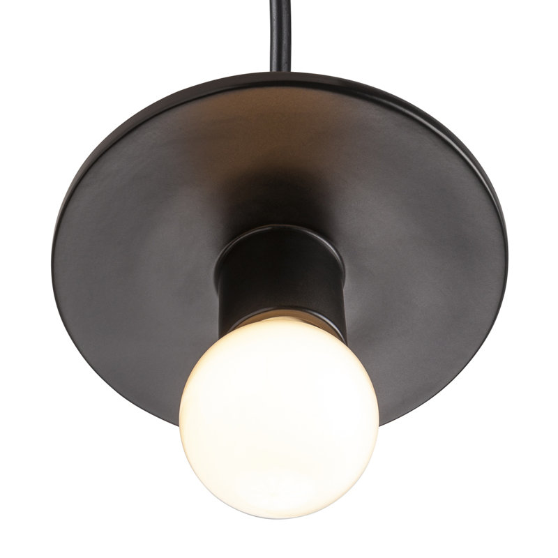 Leni 1 - Light Single Pendant, Carbon Matte Black, Brushed Nickel