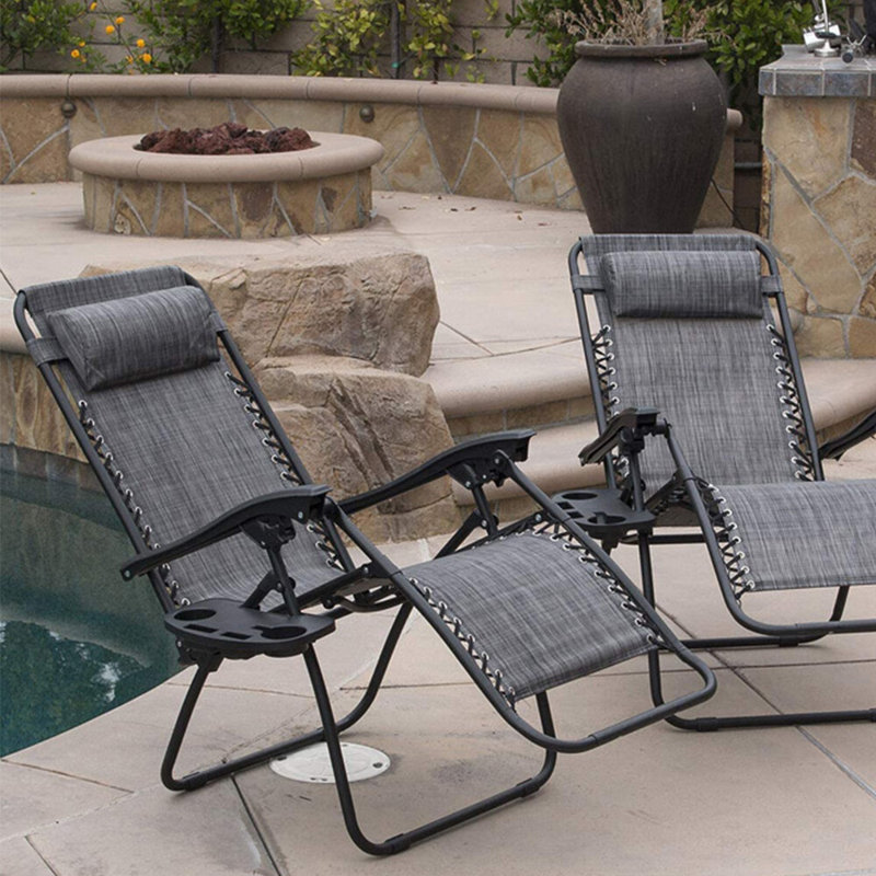 Fauteuil inclinable en tissu anti-gravité, Light Gray