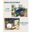 Auvent pare-soleil avec manivelle pour terrasse, porche, balcon-124933760