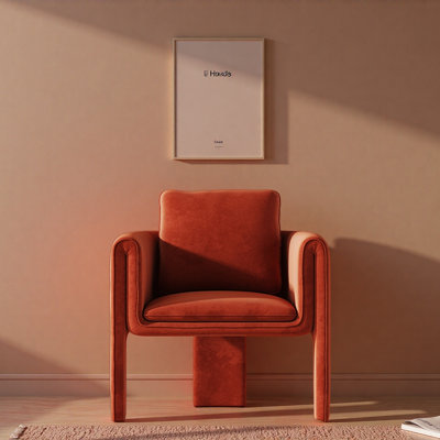 Modern Simple Single Velvet Leisure Chair.