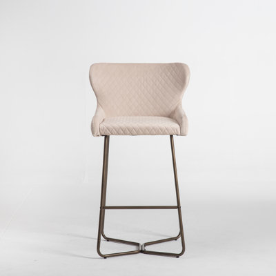 Falls Upholstered and Velvet Bar Stool