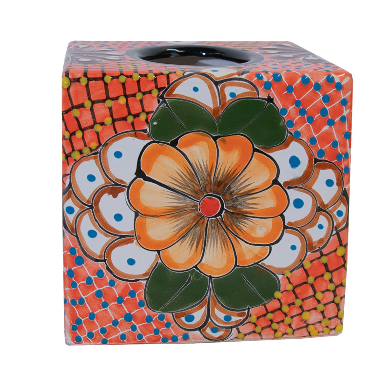 Couvercle de boîte à mouchoirs Talavera 