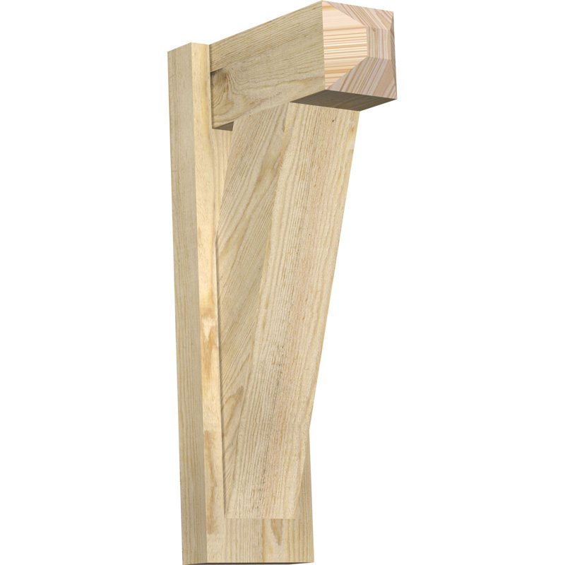 Artisan traditionnel en bois rustique, Sapin Douglas de 6 po (sciage brut), P 12 po x H 24 po