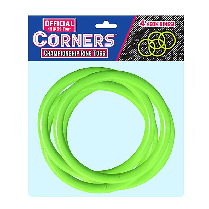 Ensemble de bagues Corners Championnats 4 pièces - Ensemble de bagues 4 pièces, Vert