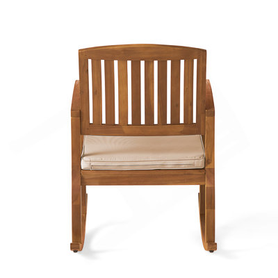Chaise berçante avec coussin confortable