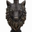 Table d'appoint tête de loup