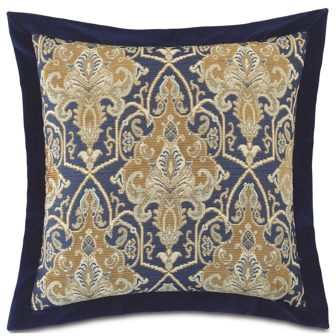 Edward Polyester Damask Sham Set Eastern Accents