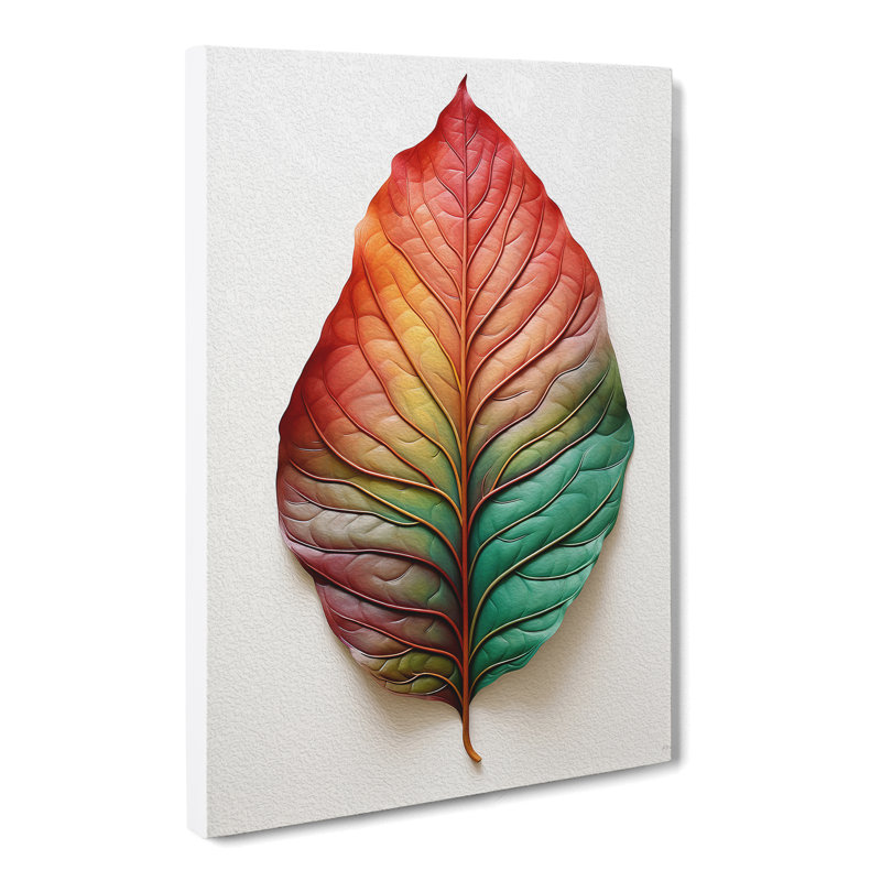 Leaf Contemporary No.2 - Wrapped Canvas, 76cm H x 50cm W x 3cm D