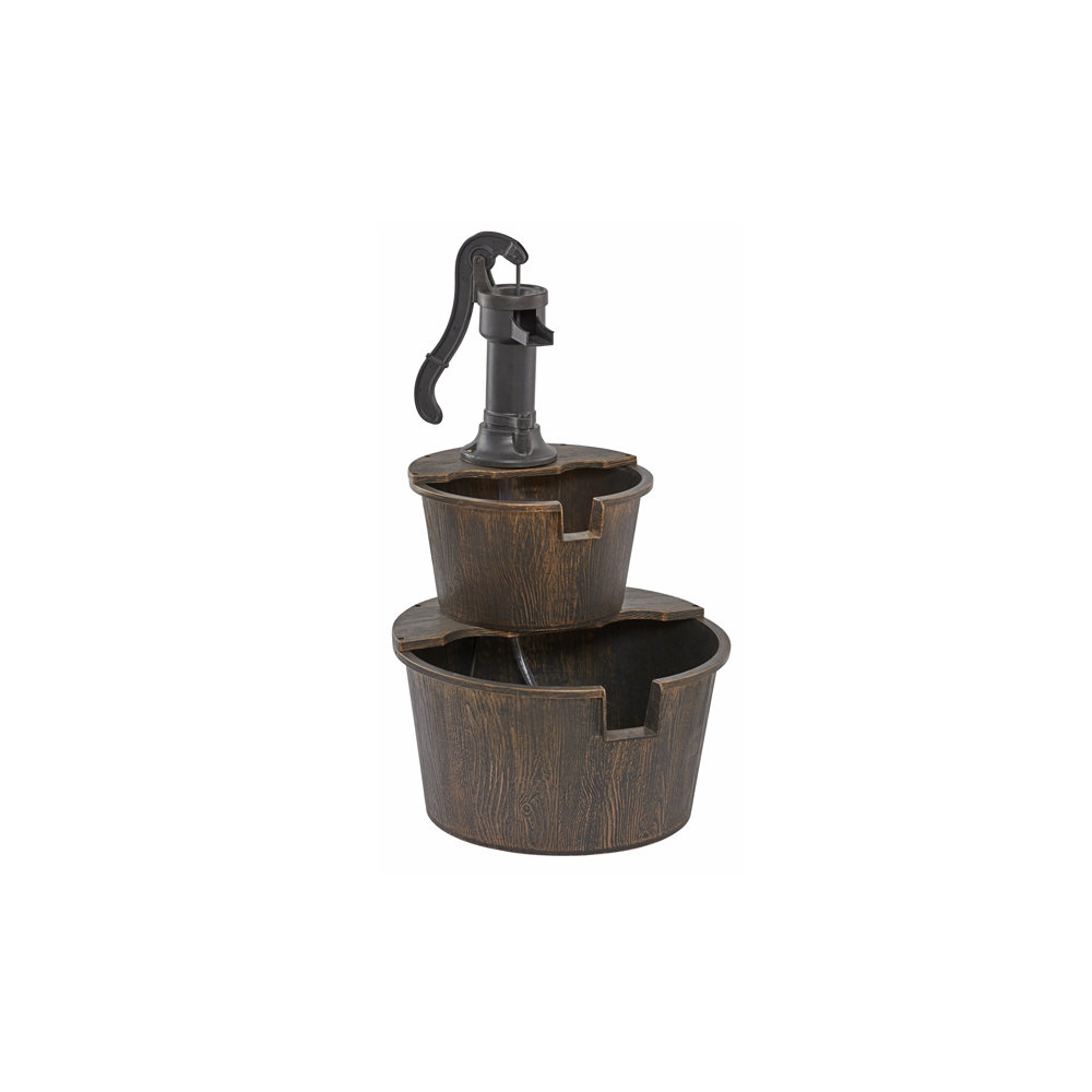 Timm Water Pump Barrel Fountain Water Feature