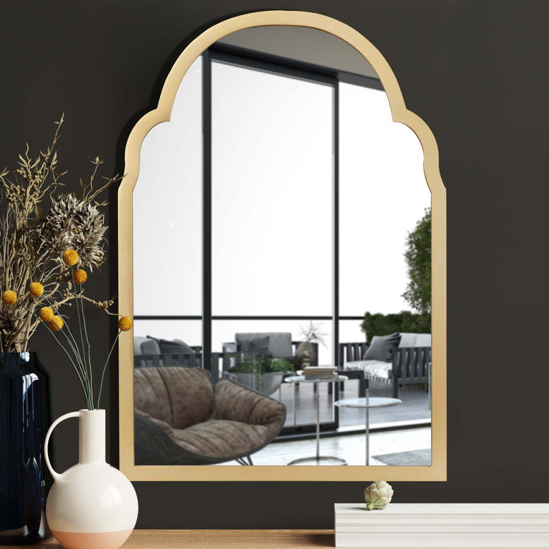 Wood Flat Wall Mirror