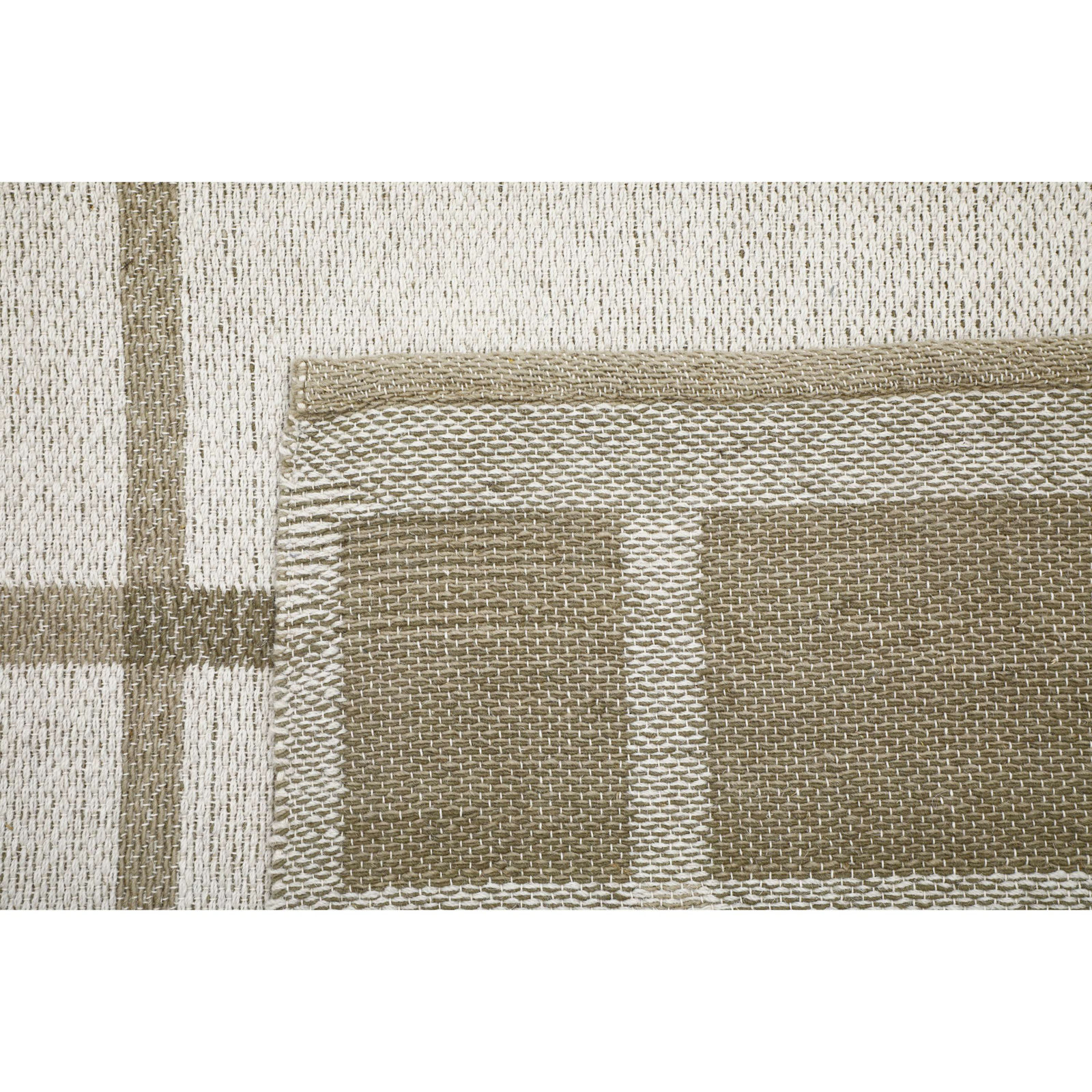 Flatweave Wool Rug, Rectangle 5' x 8'