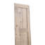 Porte de grange à deux compartiments en bois massif 32 po x 84 po non finie avec trousse de quincaillerie d'installation-98179902-98179903