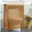 Bamboo Over the Toilet Storage Cabinet, Over Toilet Bathroom Organizer with Slatted Doors, Adjustable Shelf and Open Shelf, Natural