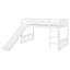 Lit mezzanine simple avec glissoire et échelle