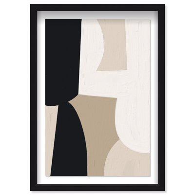 Minimalist Modernism Framed Graphic Art