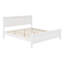 Lit plateforme, profil de ferme, tête de lit et lattes en bois de style Mid-Century moderne à profil bas-133668044-133668046