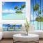Photographie de paysage marin «Corals Island Under Blue Sky»-35125658-35125656
