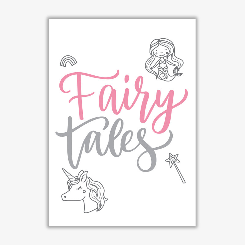 Fairy Tales - Painting, No Frame, 42 cm H x 30 cm W x 1 cm D