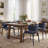 Saddle Leather Dining Chair Upholstered Side Chair With Padded Seat, Wingback Vanity Chair With Metal Frame For Dining Living Room Vanity Office-1200646821-1191798958