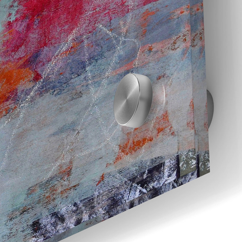 Art mural en verre Wrought Studio «Tranquility» par Jayne Walther, H 24 po x l 24 po x P 0,2 po