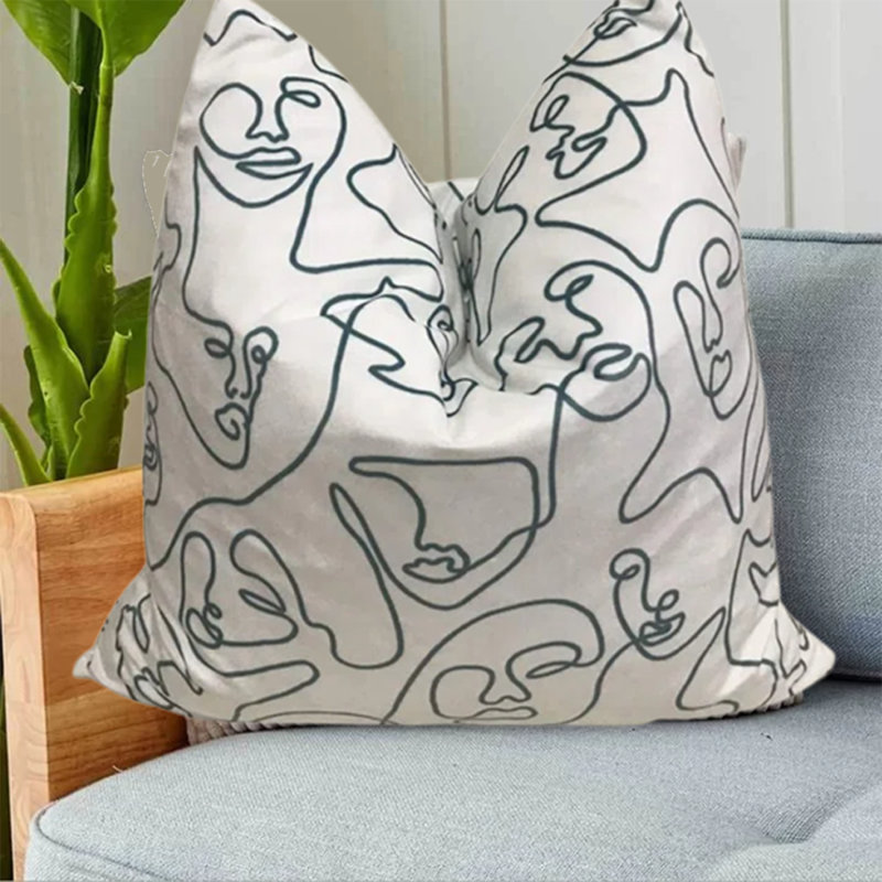 Housse de coussin en polyester