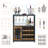 Natilie Metal Bar Cart-811429905-811429906