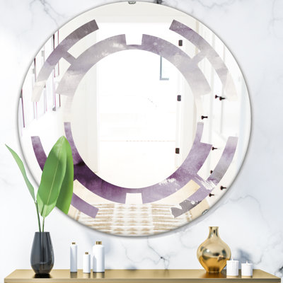 Space Midnight at the Lake II Modern Frameless Wall Mirror