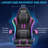  Ergonomic Gaming Chair with Speakers RGB LED Lights and Massage-1861992256