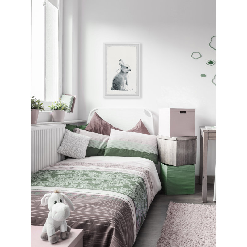 «Kellyville Melancholy Bunny», reproduction encadrée, H 45 po x l 30 po x P 1,5 po