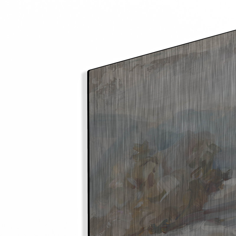 Art mural en métal Winston Porter «Gentle Valley» par Danhui Nai, H 24 po x l 24 po
