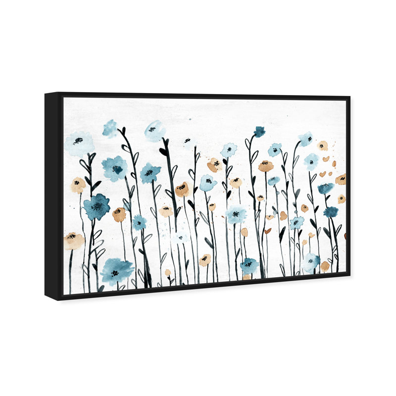Art graphique sur toile tendue « Beautiful Growth » Ariaana, 30 po x 45 po, Impression encadrée, Noir