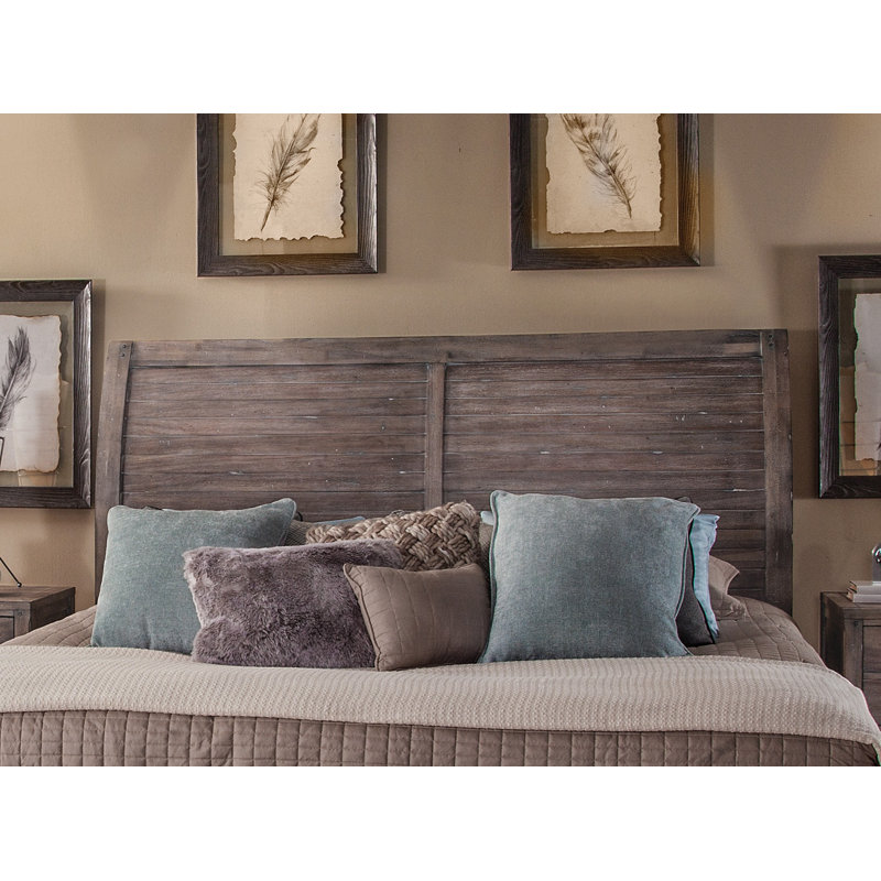Navin Headboard, Weathered Gray, Queen
